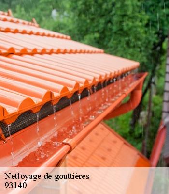 Nettoyage de gouttières