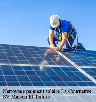 Nettoyage panneau solaire