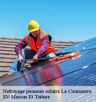 Nettoyage panneau solaire