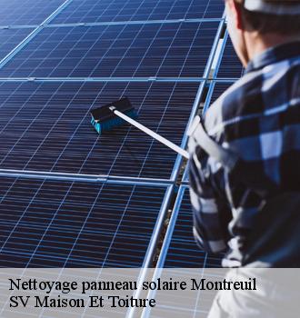 Nettoyage panneau solaire