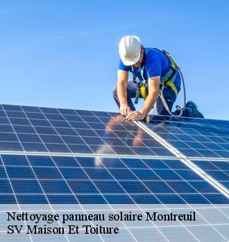 Nettoyage panneau solaire