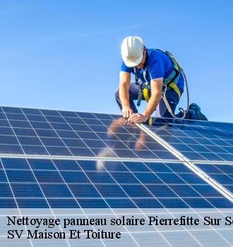 Nettoyage panneau solaire