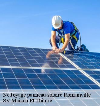 Nettoyage panneau solaire