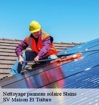 Nettoyage panneau solaire