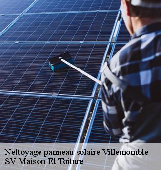 Nettoyage panneau solaire